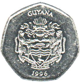 Guyana | 10 Dollars Coin | Gold Mine | KM52 | 1996 - 2018