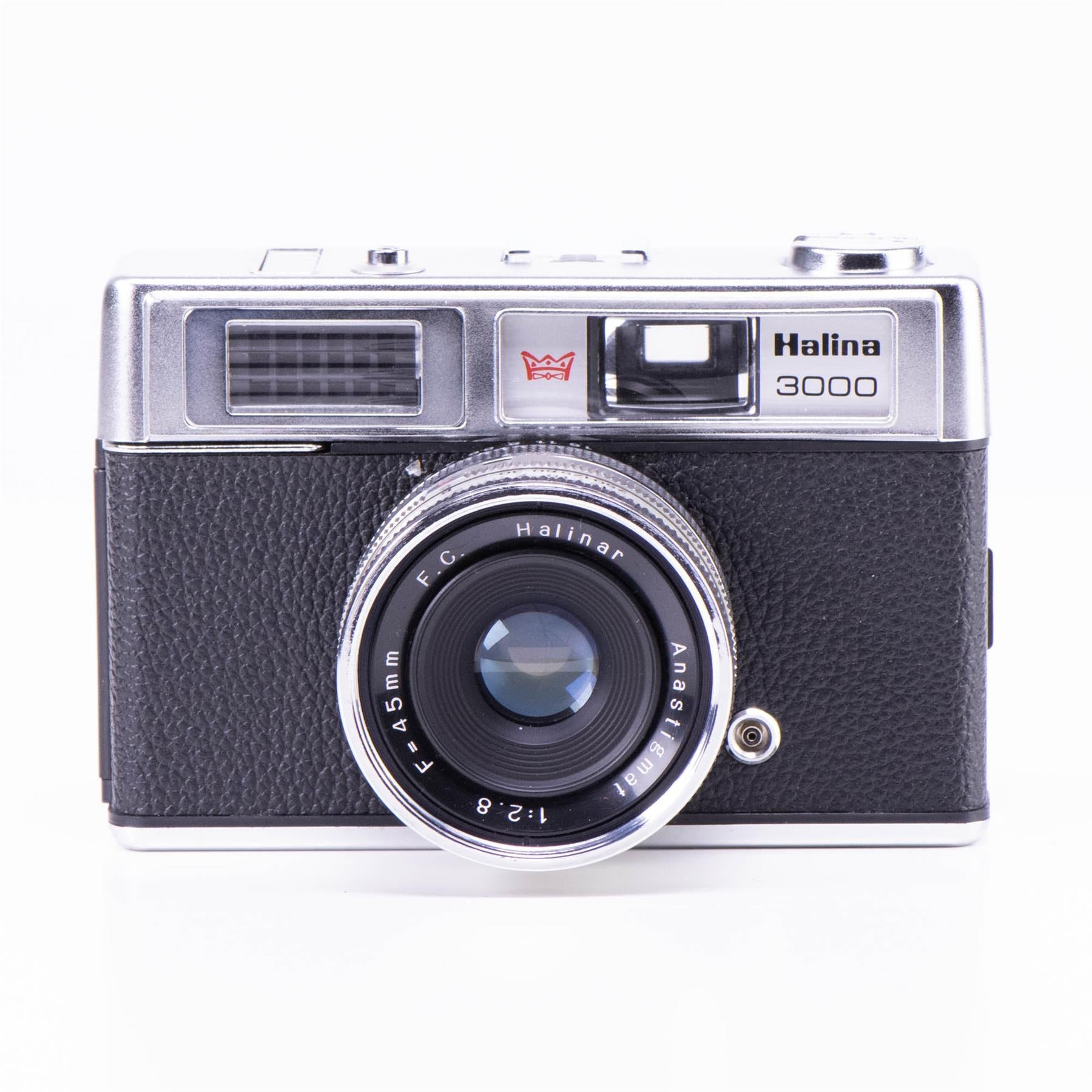 Halina 3000 Camera | 45mm f2.8 lens | White | Hong Kong | 1974