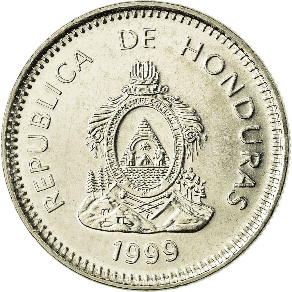 Honduras 20 Centavos Coin | Pyramid | Lempira | KM83a.2 | 1995 - 2016