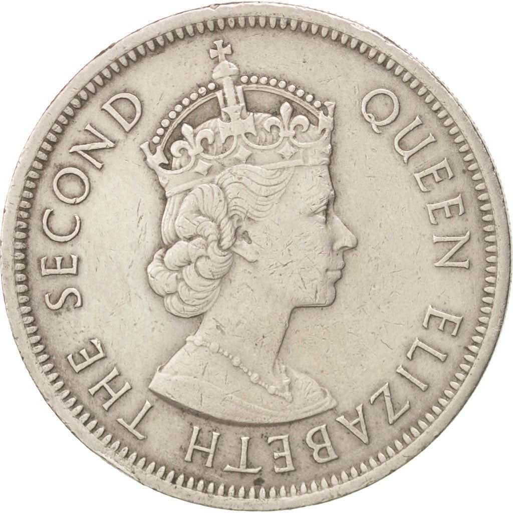 Hong Kong | 1 Dollar Coin | Elizabeth II | Km:35 | 1971 - 1975