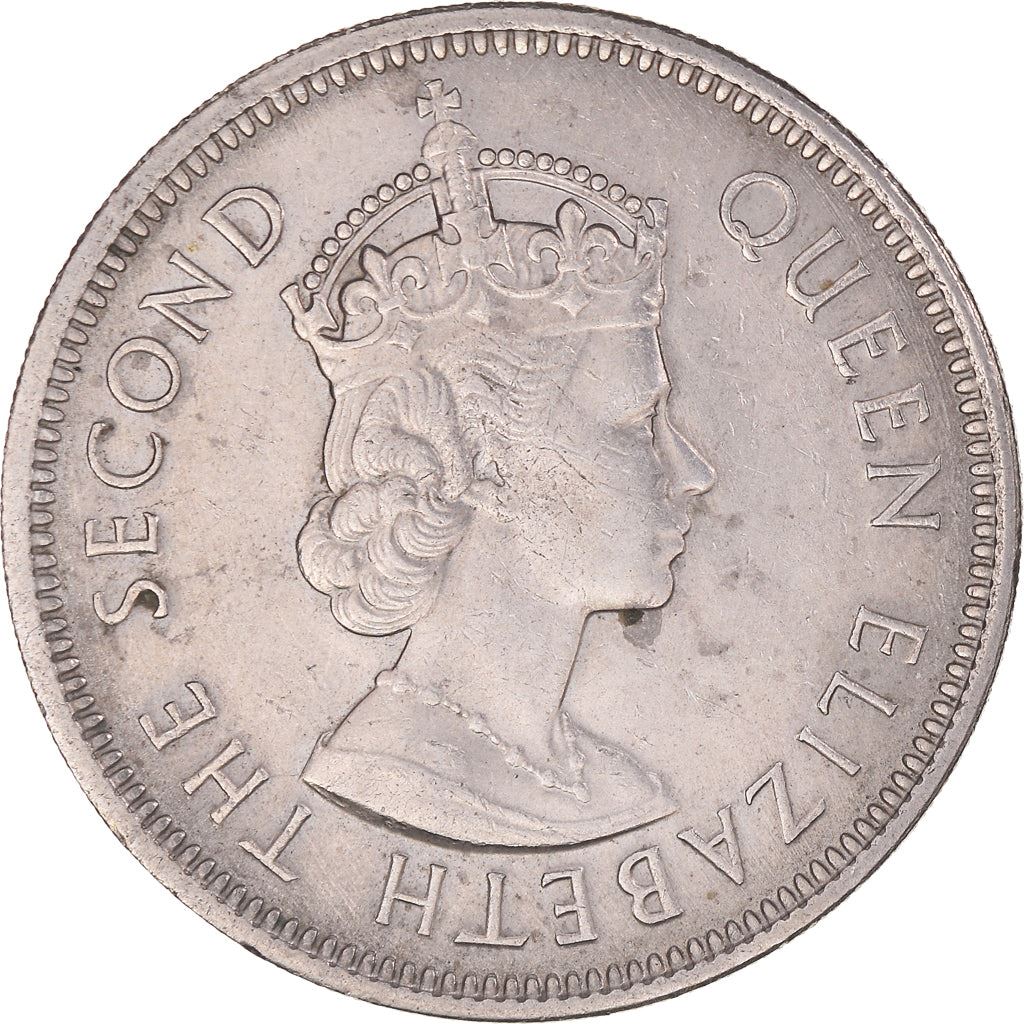 Hong Kong | 1 Dollar Coin | Elizabeth II | Km:35 | 1971 - 1975