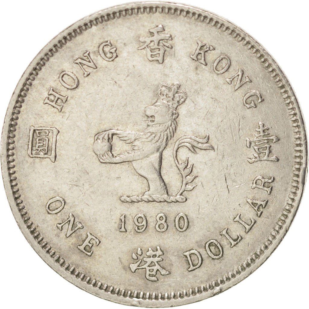 Hong Kong | 1 Dollar Coin | Elizabeth II | Km:43 | 1978 - 1980