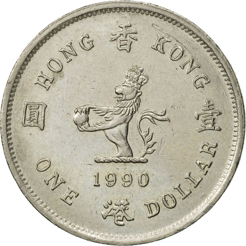 Hong Kong | 1 Dollar Coin | Elizabeth II | Km:63 | 1987 - 1992