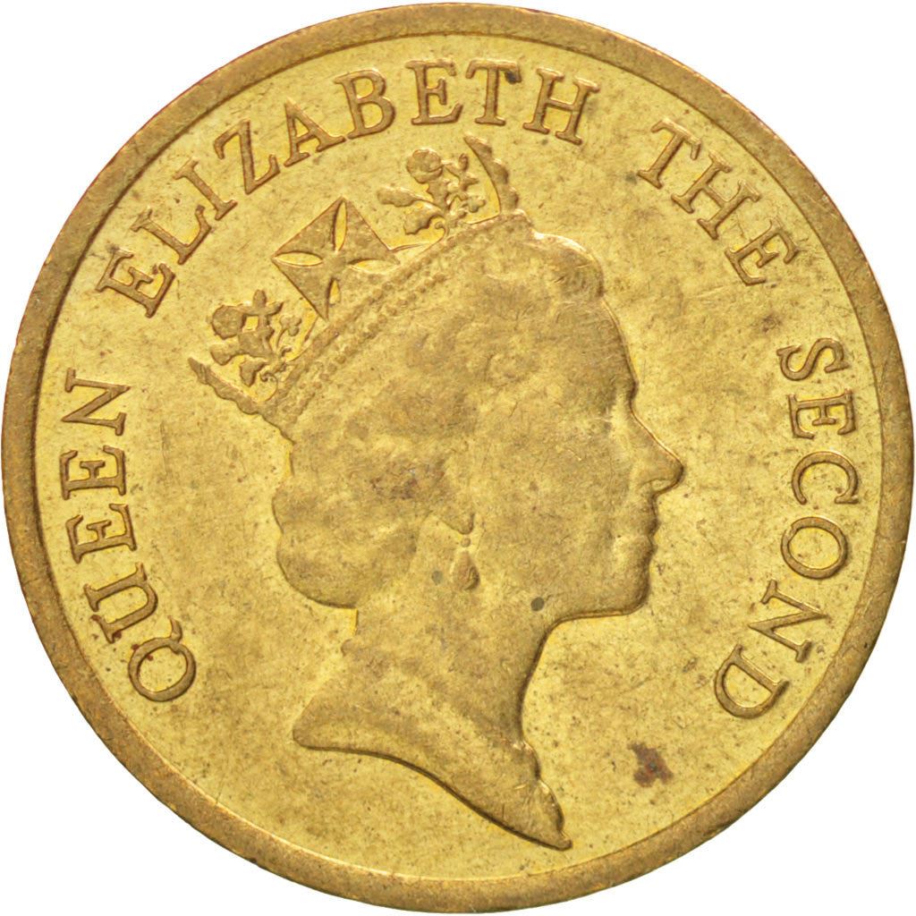 Hong Kong | 10 Cents Coin | Elizabeth II | Km:55 | 1985 - 1992