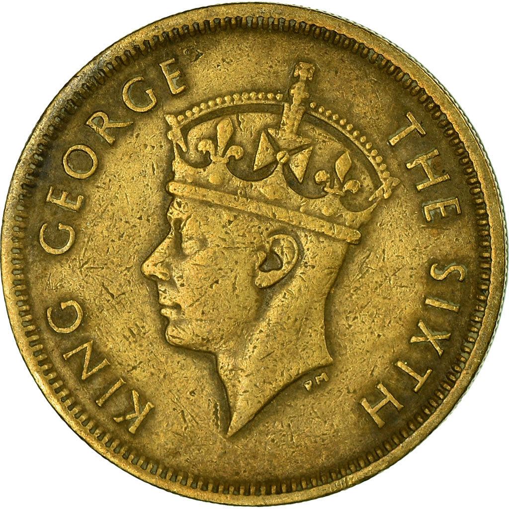 Hong Kong | 10 Cents Coin | George VI | Km:25 | 1948 - 1951