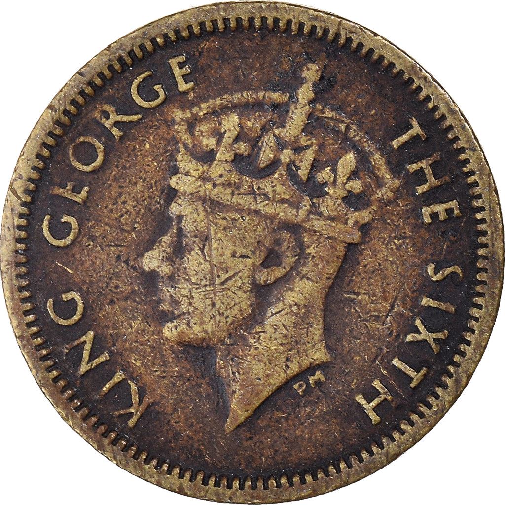 Hong Kong | 5 Cents Coin | George VI | Km:26 | 1949 - 1950