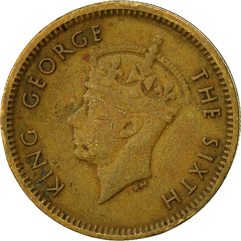 Hong Kong | 5 Cents Coin | George VI | Km:26 | 1949 - 1950