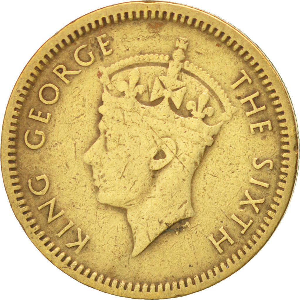 Hong Kong | 5 Cents Coin | George VI | Km:26 | 1949 - 1950