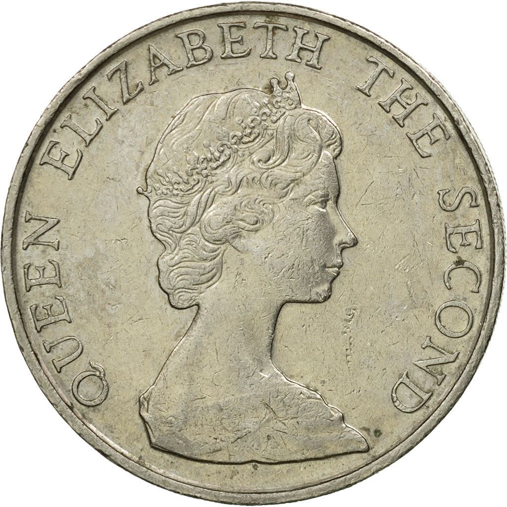 Hong Kong | 5 Dollars Coin | Elizabeth II | Km:46 | 1980 - 1984