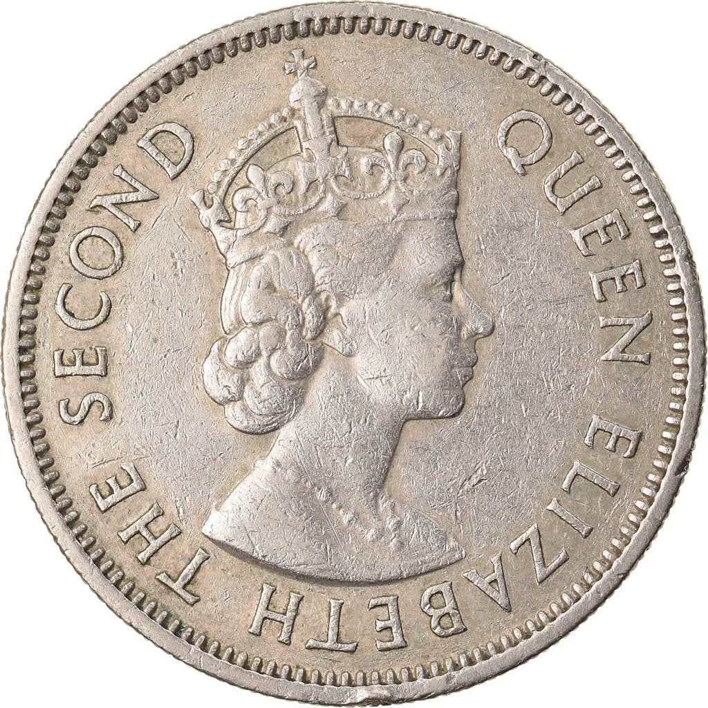 Hong Kong | 50 Cents Coin | Elizabeth II | Km:34 | 1971 - 1975