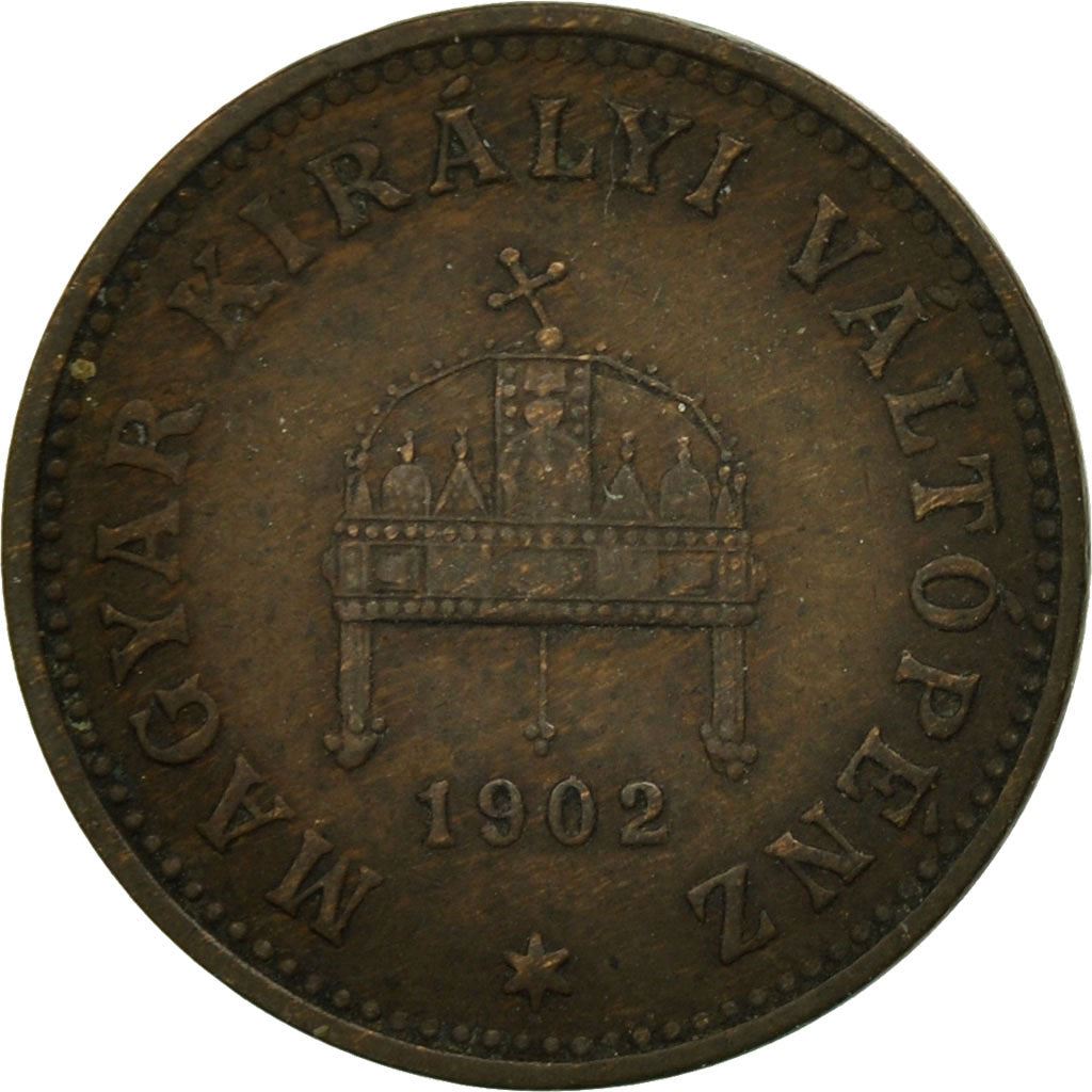 Hungary 1 Filler Coin | Franz Joseph | Holy Crown | KM480 | 1892 - 1914