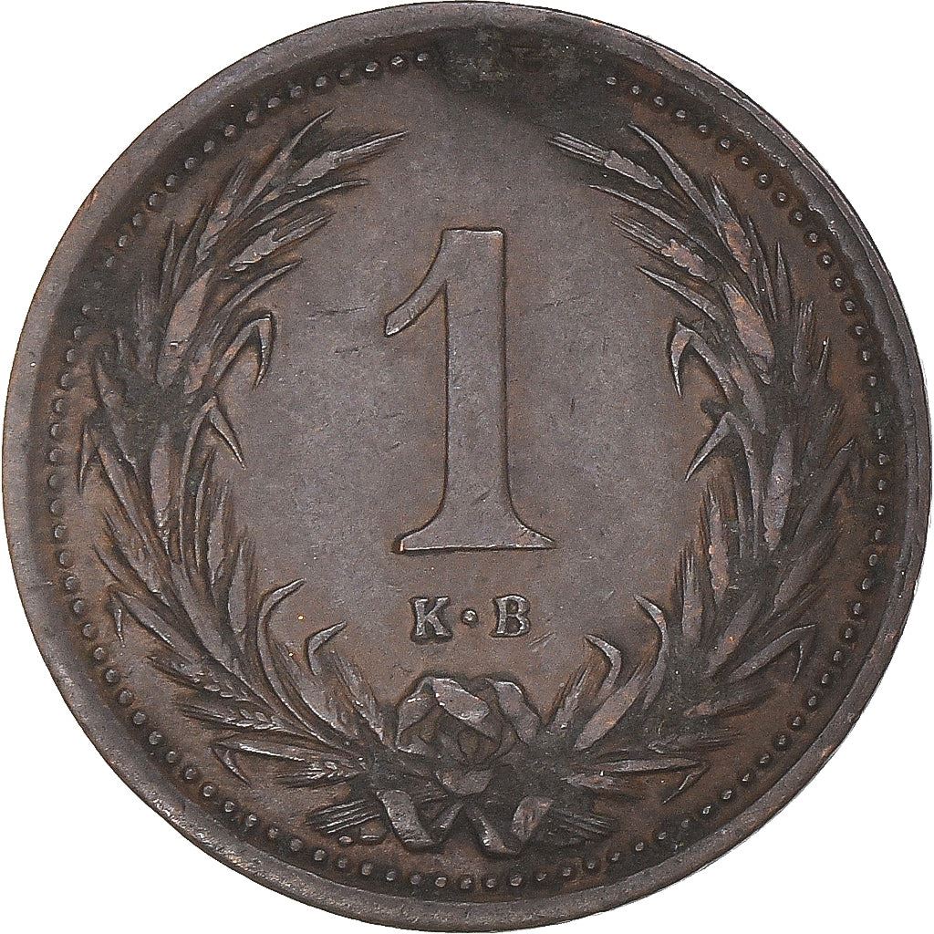 Hungary 1 Filler Coin | Franz Joseph | Holy Crown | KM480 | 1892 - 1914