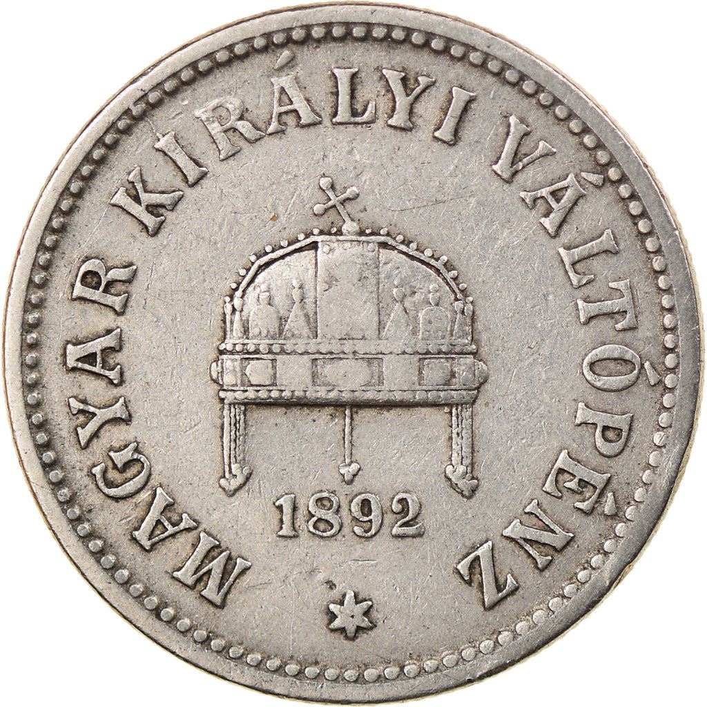 Hungary 10 Filler Coin | Franz Joseph I | Holy Crown | KM482 | 1892 - 1914