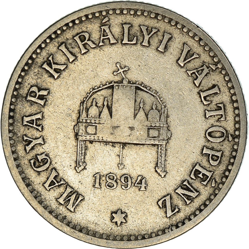 Hungary 10 Filler Coin | Franz Joseph I | Holy Crown | KM482 | 1892 - 1914