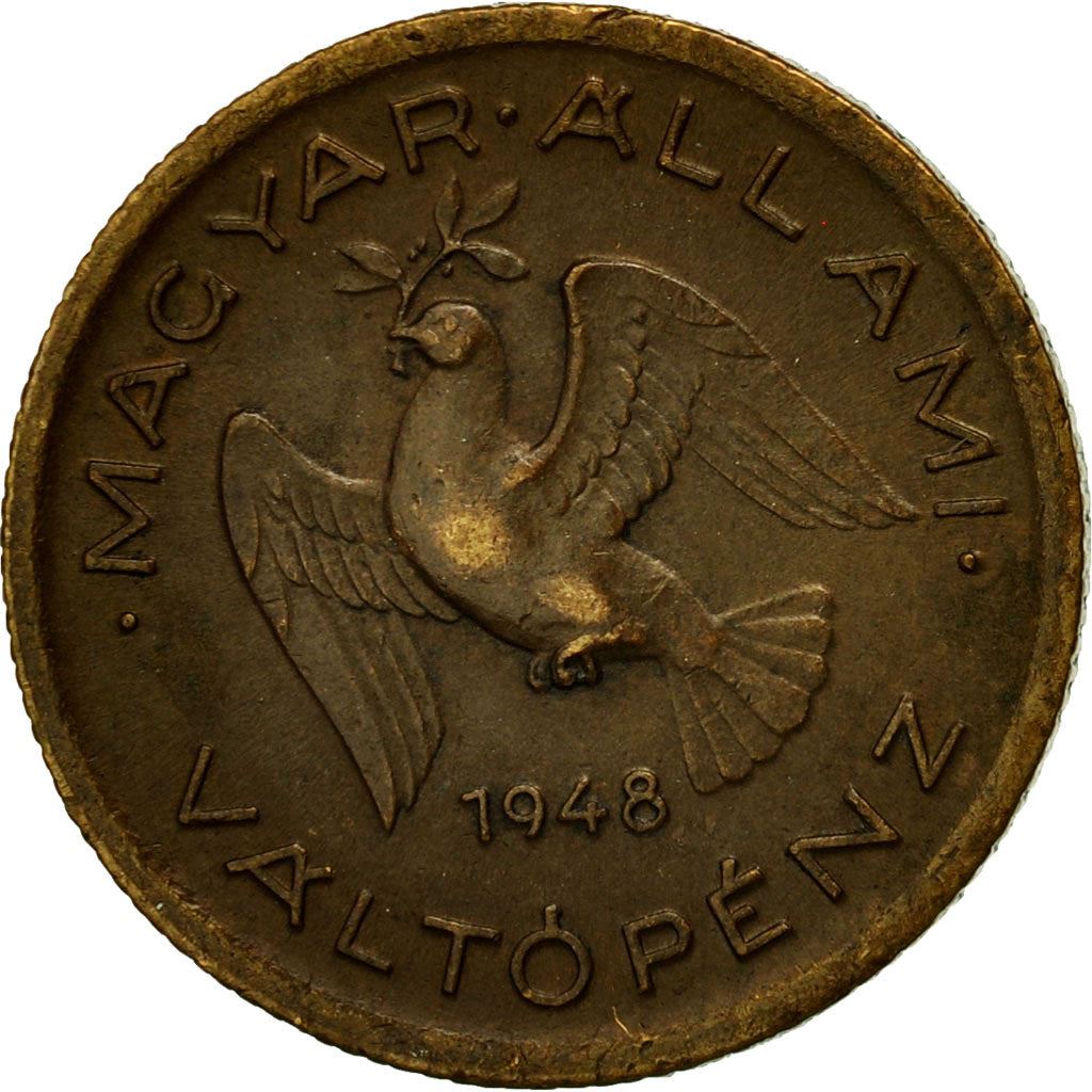 Hungary 10 Filler Coin | Peace Dove | Olive Tree | KM530 | 1946 - 1950