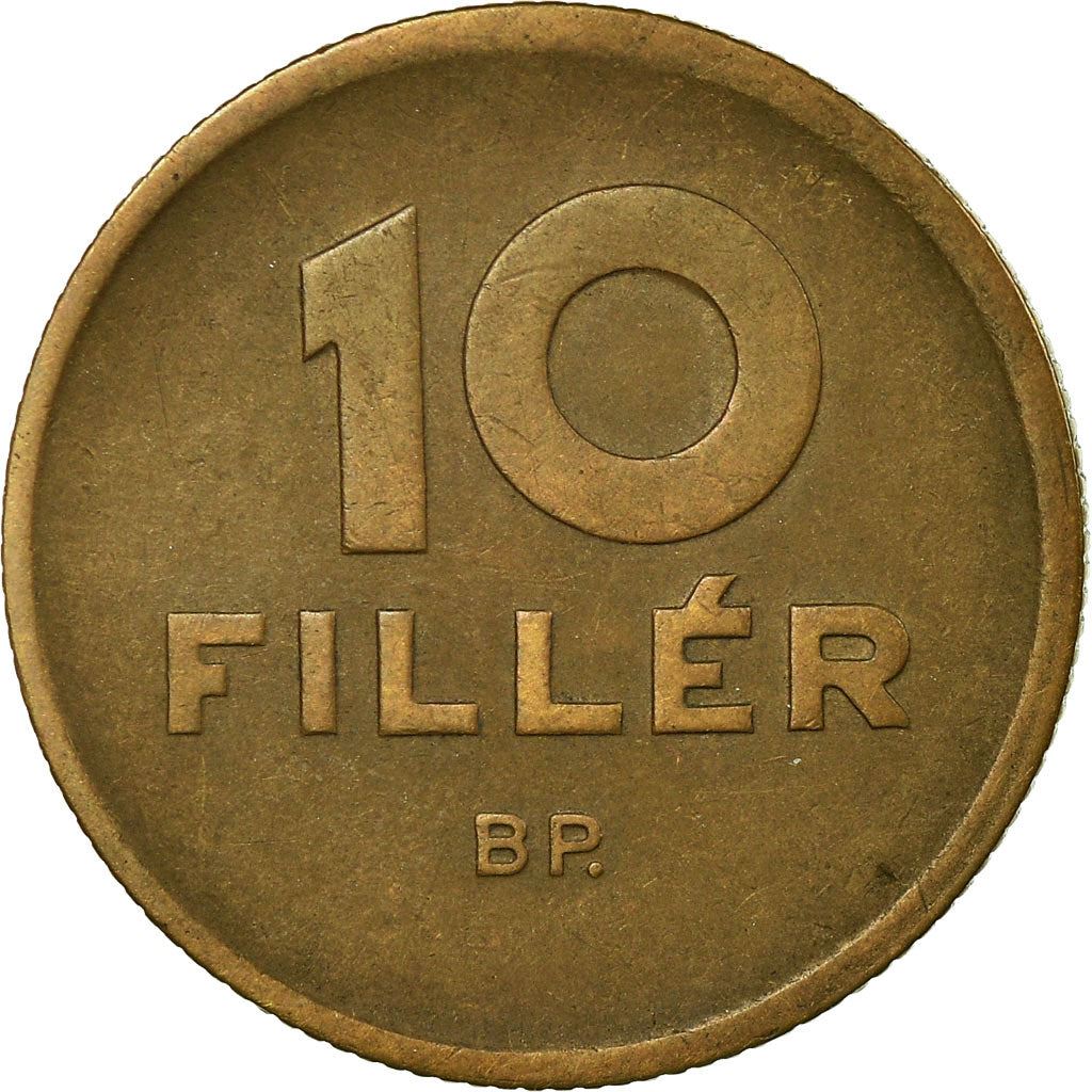 Hungary 10 Filler Coin | Peace Dove | Olive Tree | KM530 | 1946 - 1950