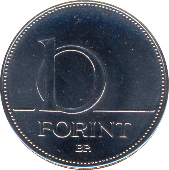 Hungary 10 Forint Coin | KM848 | 2012 - 2021