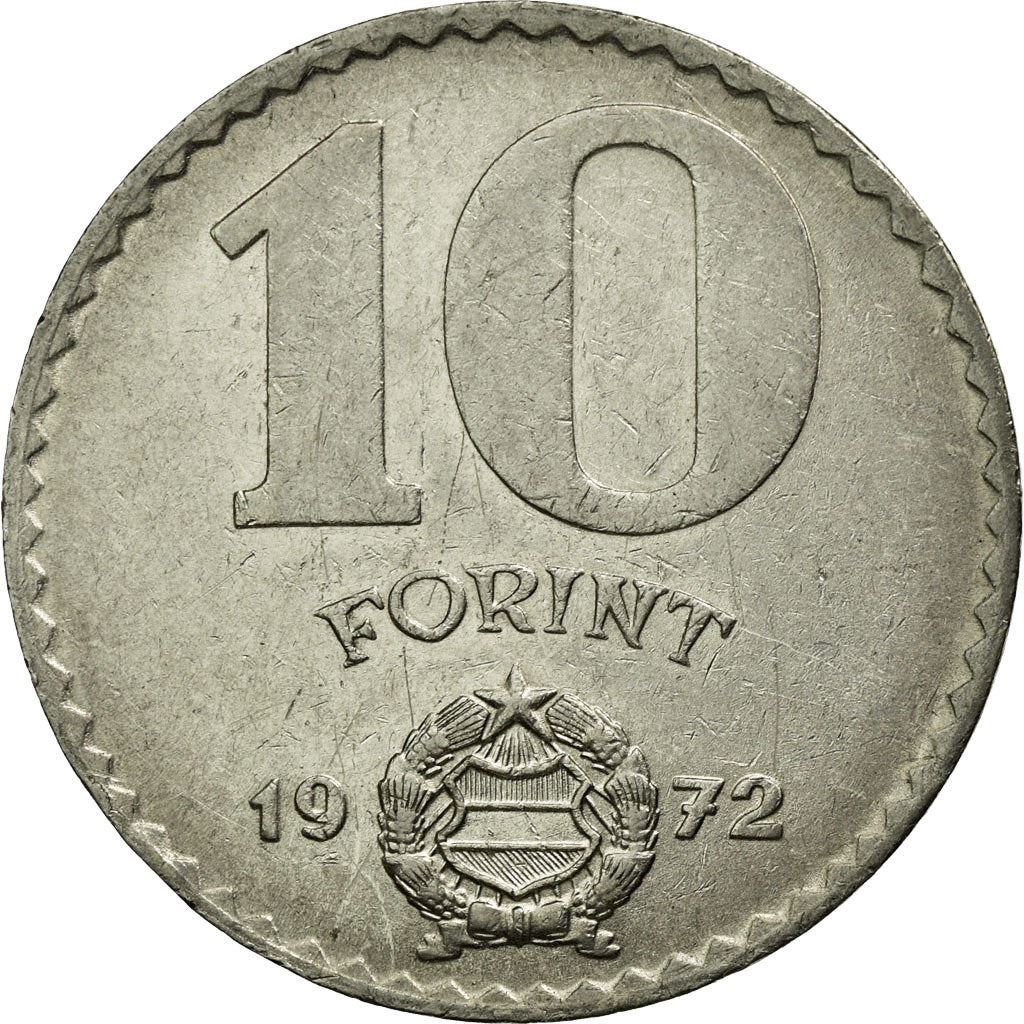 Hungary 10 Forint Coin | Strobl monument | KM595 | 1971 - 1982