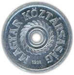 Hungary | 2 Filler Coin | Center hole | KM673 | 1990 - 1992