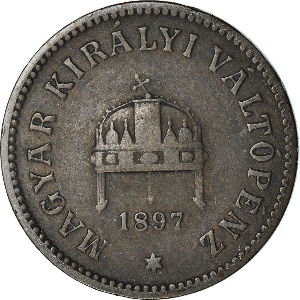 Hungary 2 Filler Coin | Franz Joseph I | Holy Crown | KM481 | 1892 - 1915