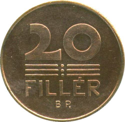 Hungary | 20 Filler Coin | KM531 | 1946 - 1950