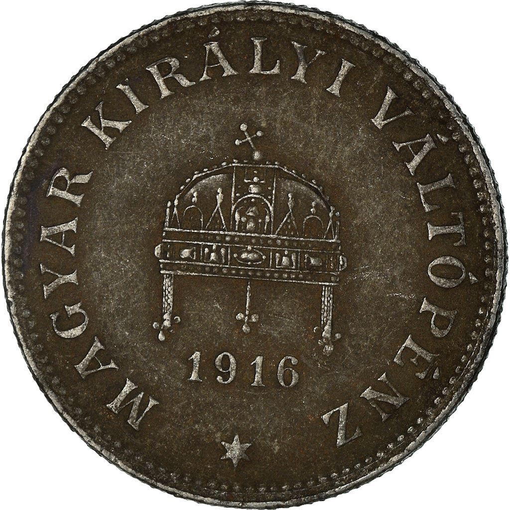 Hungary 20 Filler Coin | Saint Stephen Crown | KM498 | 1916 - 1922