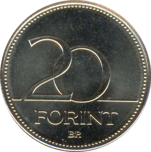 Hungary | 20 Forint Coin | Iris Aphylla | KM849 | 2012 - 2021