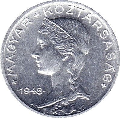 Hungary 5 Filler Coin | Hungaria Liberty | KM535 | 1948 - 1951