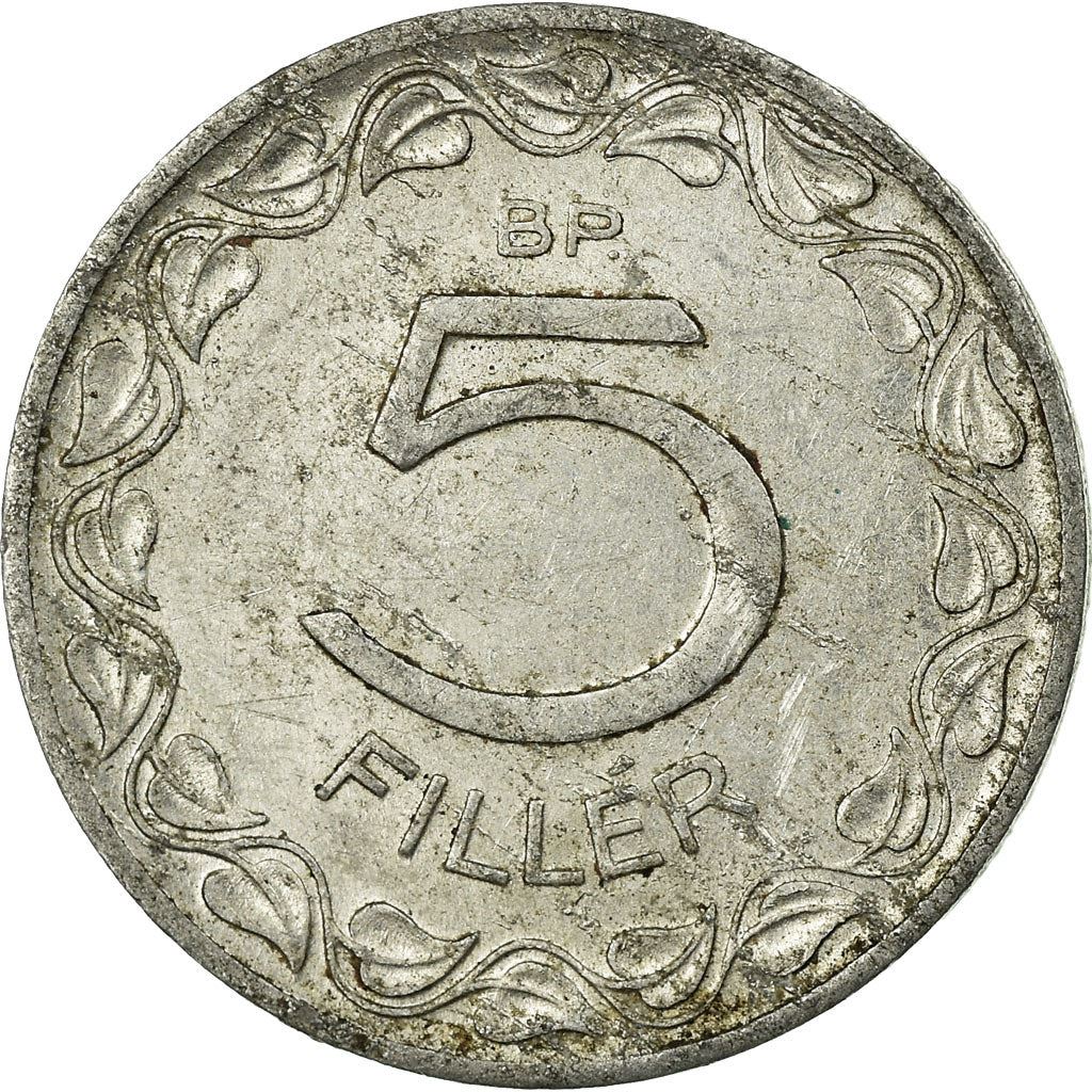 Hungary 5 Filler Coin | Hungaria Liberty | KM535 | 1948 - 1951