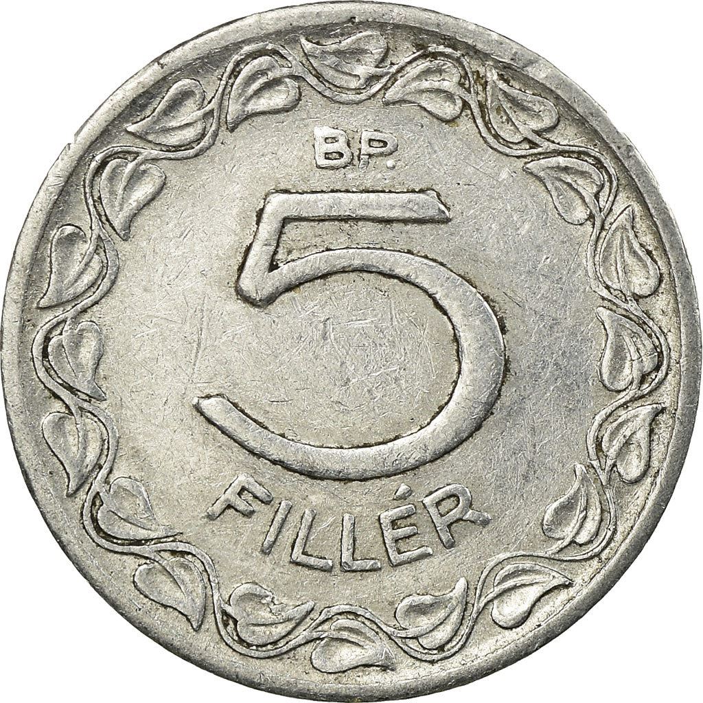 Hungary 5 Filler Coin | Hungaria Liberty | KM535 | 1948 - 1951