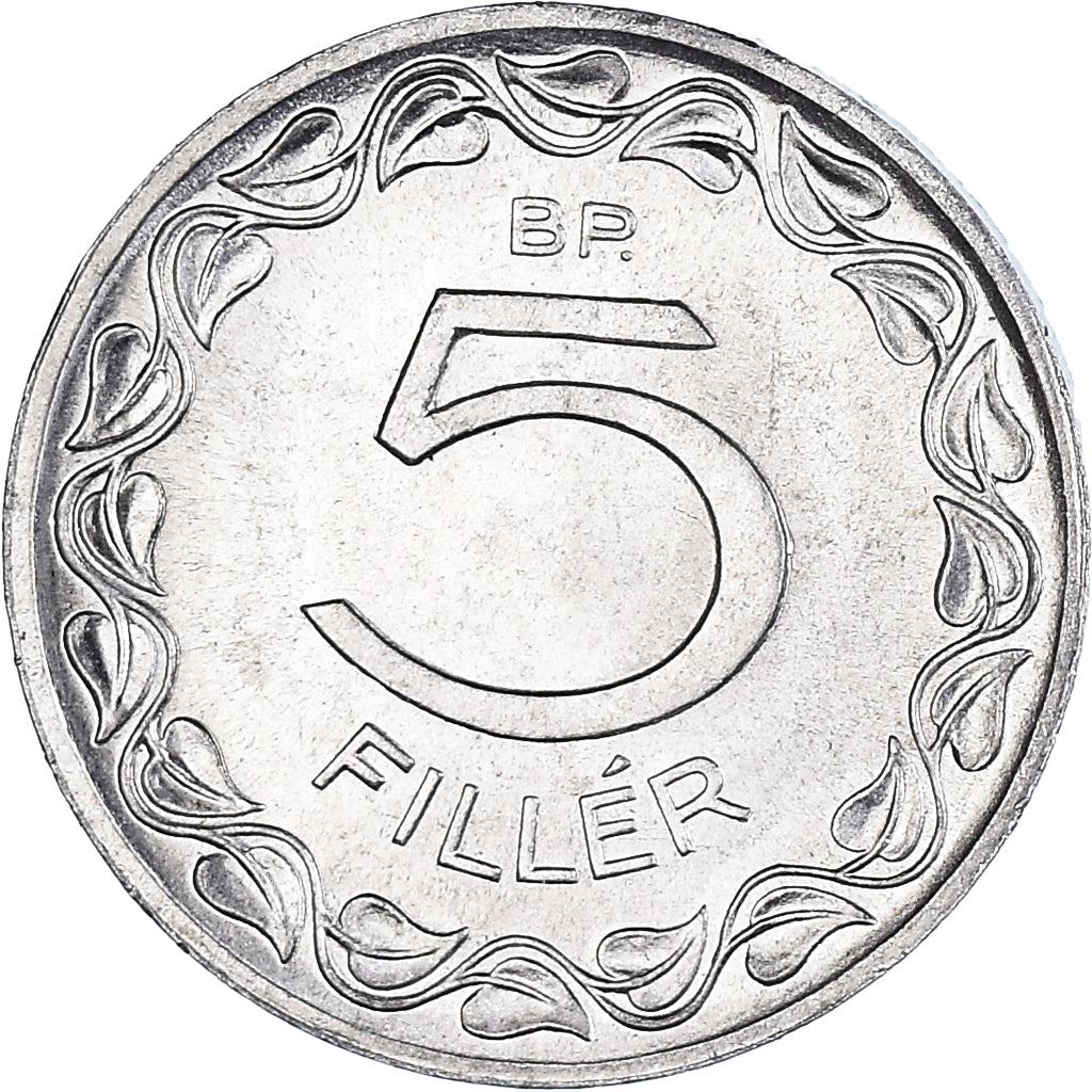 Hungary 5 Filler Coin | Hungaria Liberty | KM549 | 1953 - 1989