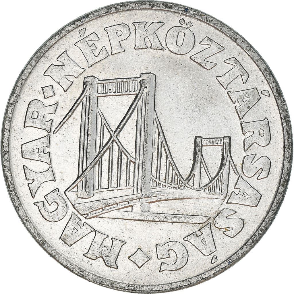 Hungary 50 Filler Coin | Elisabeth Bridge | Budapest | KM574 | 1967 - 1989