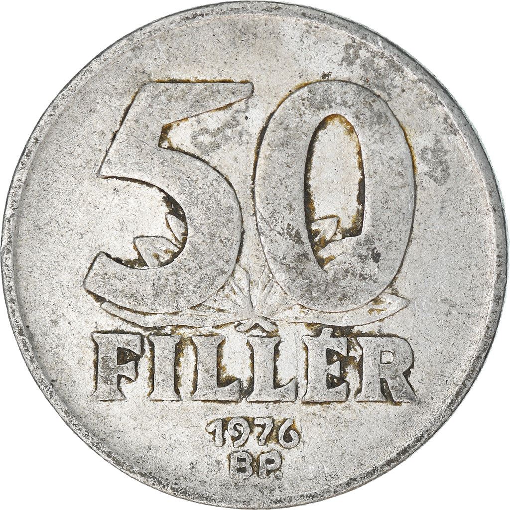 Hungary 50 Filler Coin | Elisabeth Bridge | Budapest | KM574 | 1967 - 1989