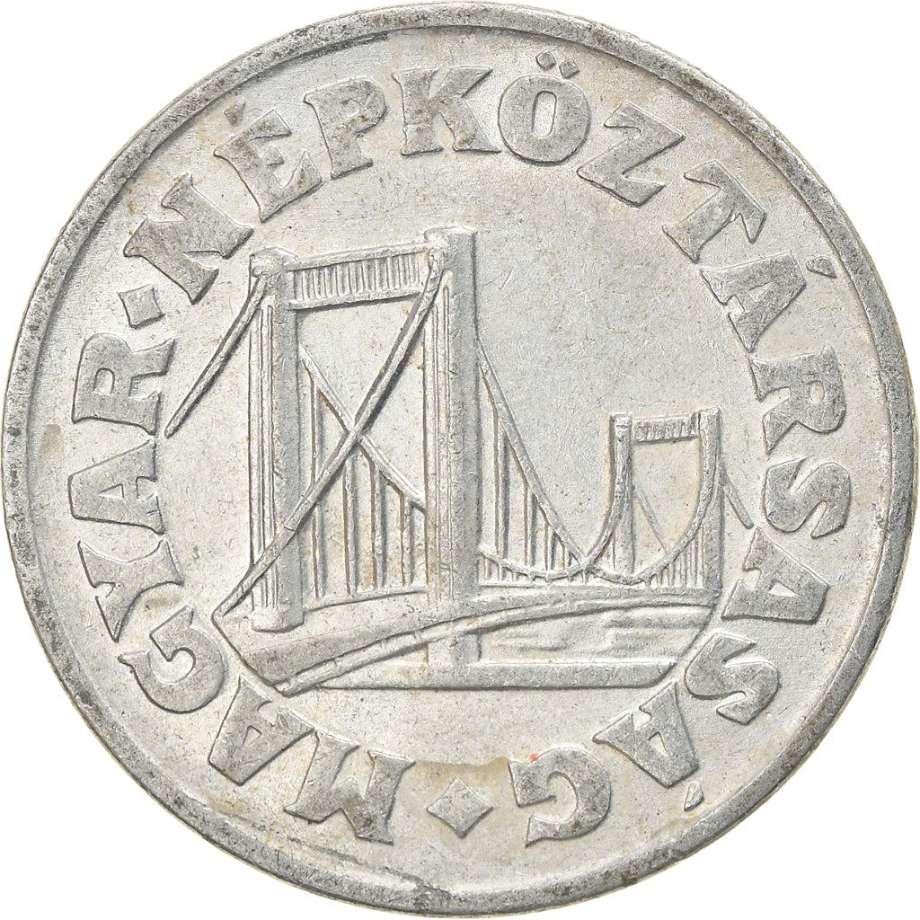 Hungary 50 Filler Coin | Elisabeth Bridge | Budapest | KM574 | 1967 - 1989