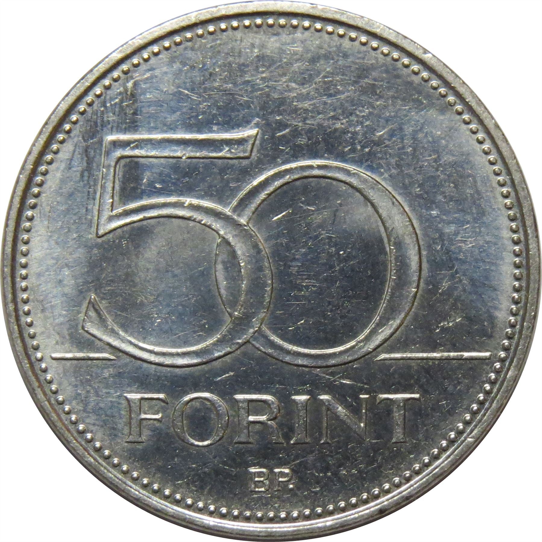 Hungary | 50 Forint Coin | Revolution | Parliament Building | KM789 | 2006