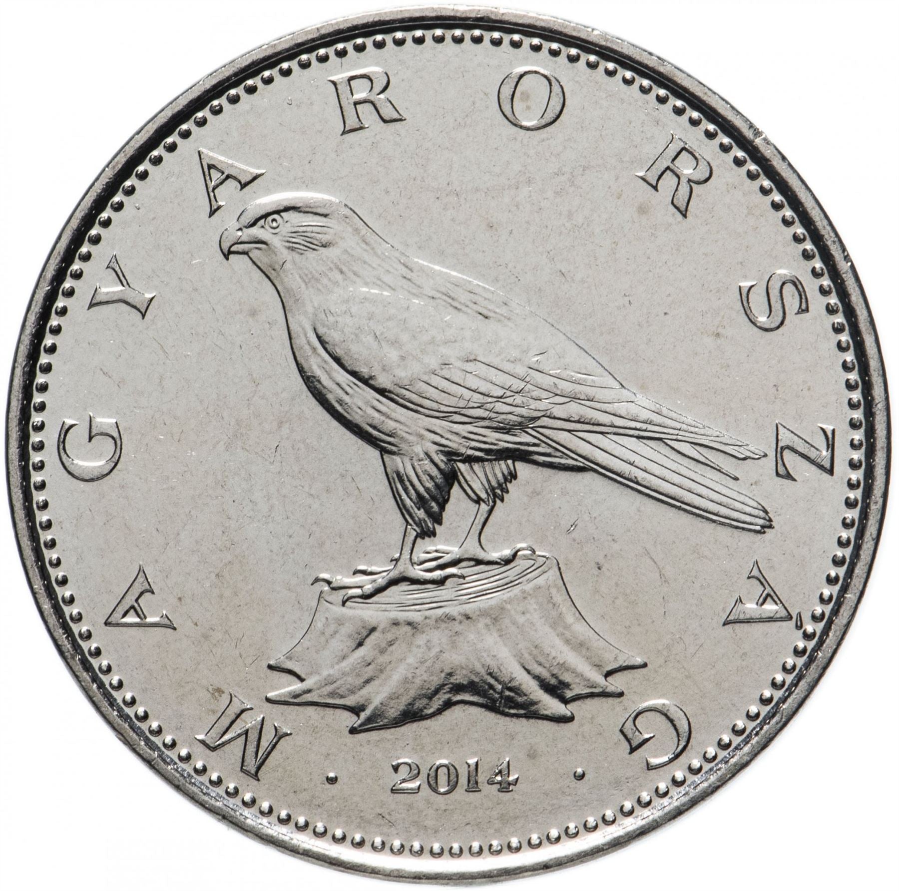 Hungary 50 Forint Coin | Saker Falcon | KM850 | 2012 - 2021