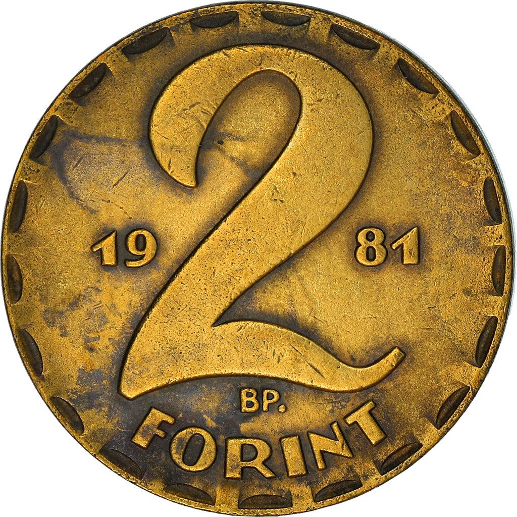 Hungary Coin Hungarian 2 Forint | KM591 | 1970 - 1989