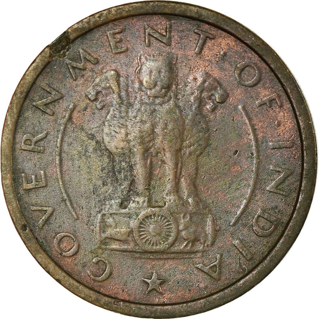 India | 1 Pice Coin | Horse | Km:1 | 1950 - 1955