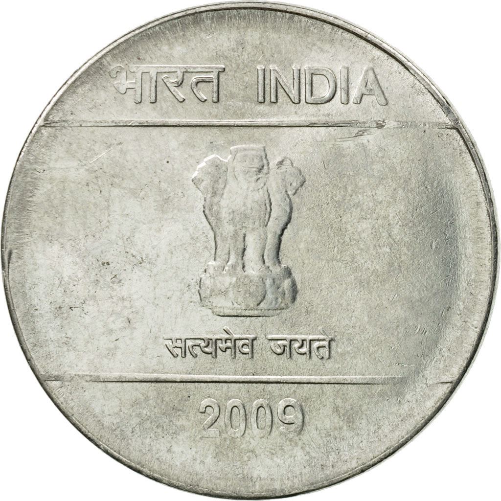 India | 1 Rupee Coin | Shikhara mudra | Km:331 | 2007 - 2011