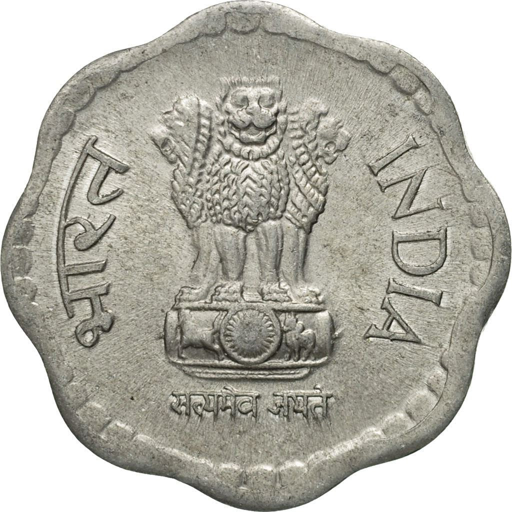 India | 10 Paise Coin | Ashoka lion | Km:39 | 1983 - 1993