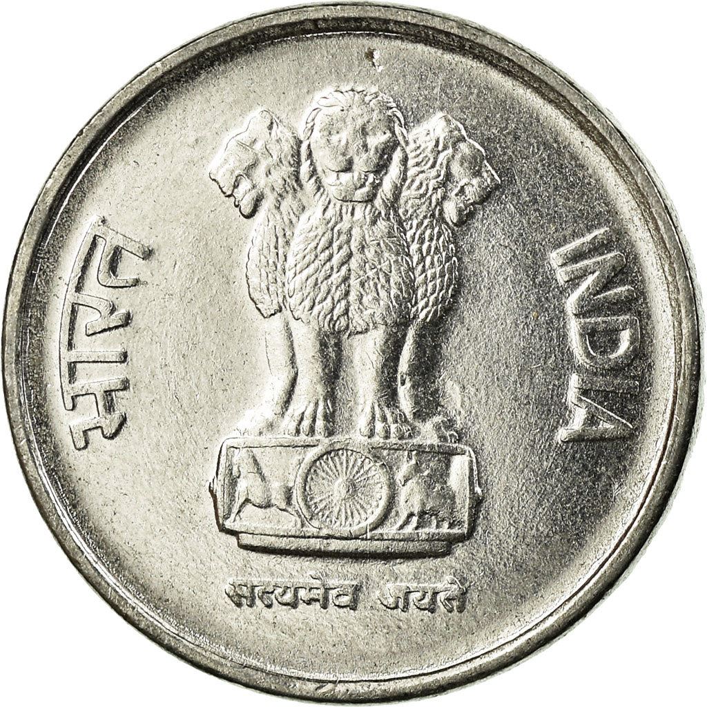 India | 10 Paise Coin | Asoka Lion | Km:40.1 | 1988 - 1998