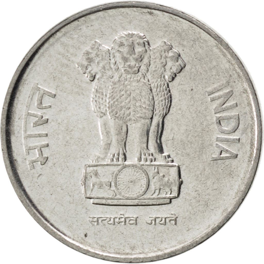 India | 10 Paise Coin | Asoka Lion | Km:40.1 | 1988 - 1998