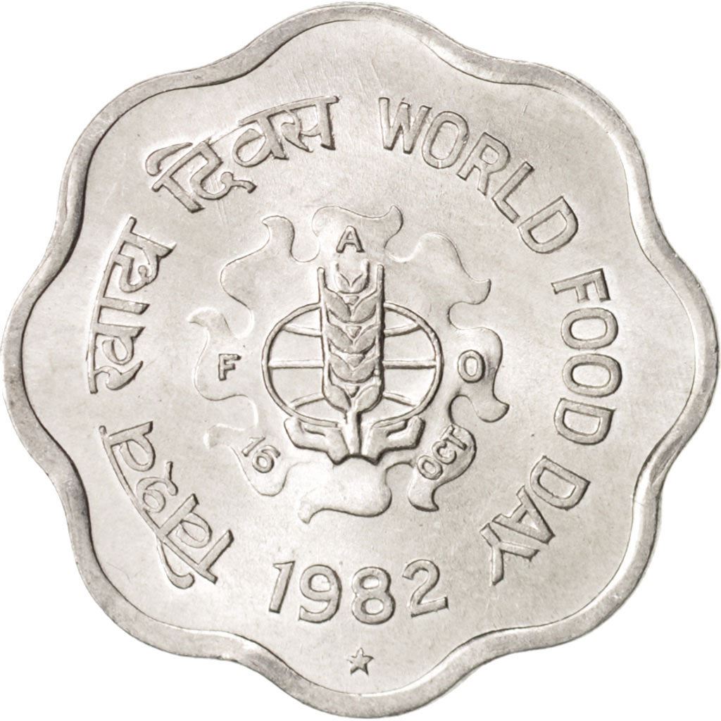 India | 10 Paise Coin | FAO | Km:38 | 1982