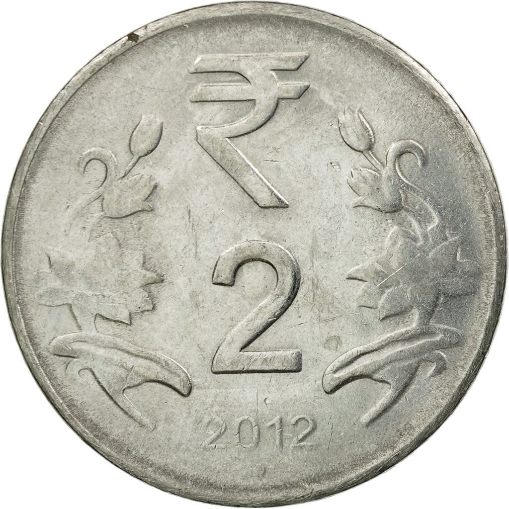 India | 2 Rupees Coin | Lotus flowers | Km:395 | 2011 - 2019