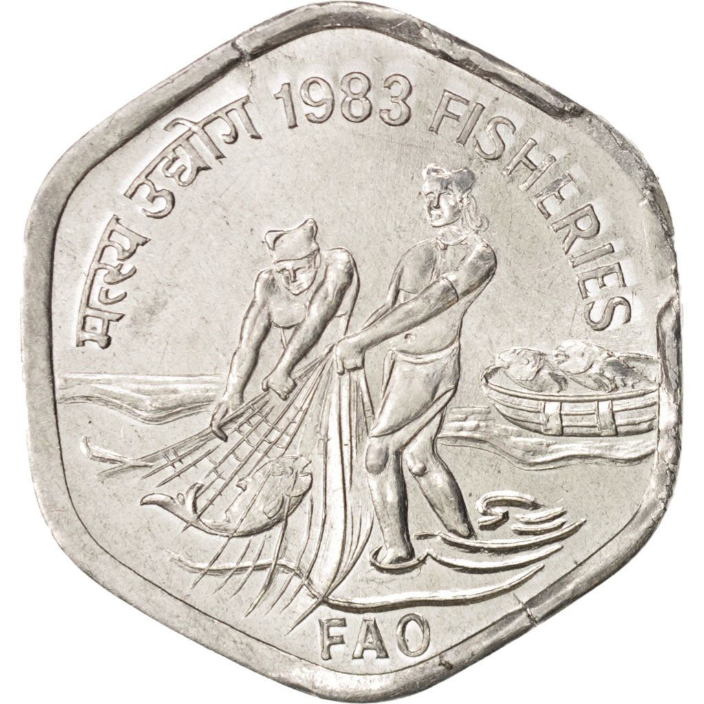 India | 20 Paise Coin | FAO | Km:46 | 1983