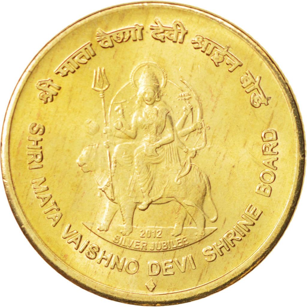 India | 5 Rupees Coin | Shri Mata Vaishno Devi | Km:429 | 2012