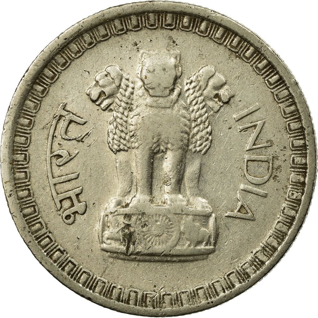 India | 50 Naye Paise Coin | Ashoka lion | Km:55 | 1960 - 1963