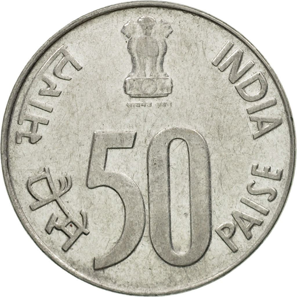 India | 50 Paise Coin | Parliament house | Km:69 | 1988 - 2007