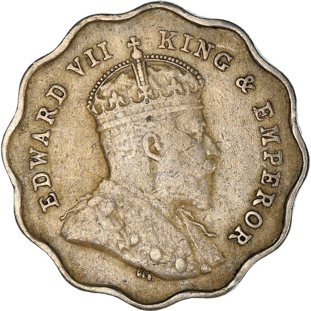 India - British | 1 Anna Coin | King Edward VII | Km:504 | 1906 - 1910