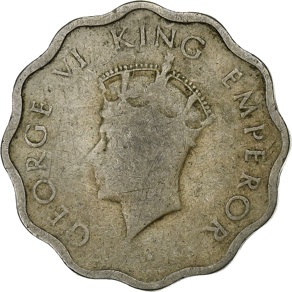 India - British | 1 Anna Coin | King George VI | Km:536 | 1938 - 1940